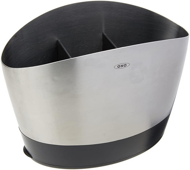 OXO 굿 그립 스테인리스 스틸 주방도구 홀더 8.4 x 4.75 x 6.25 인치