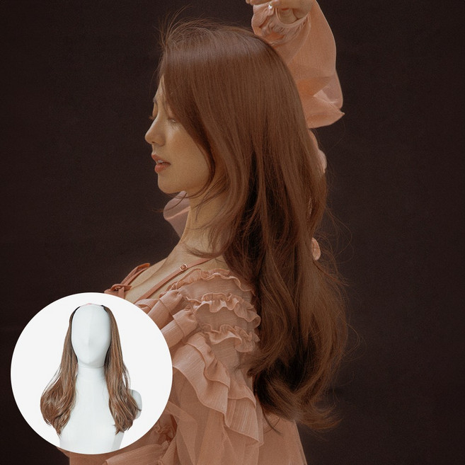 [오픈반가발] 레이어드 볼드펌 (모스트사/슈프림사), MB1 밀크브라운 （A）