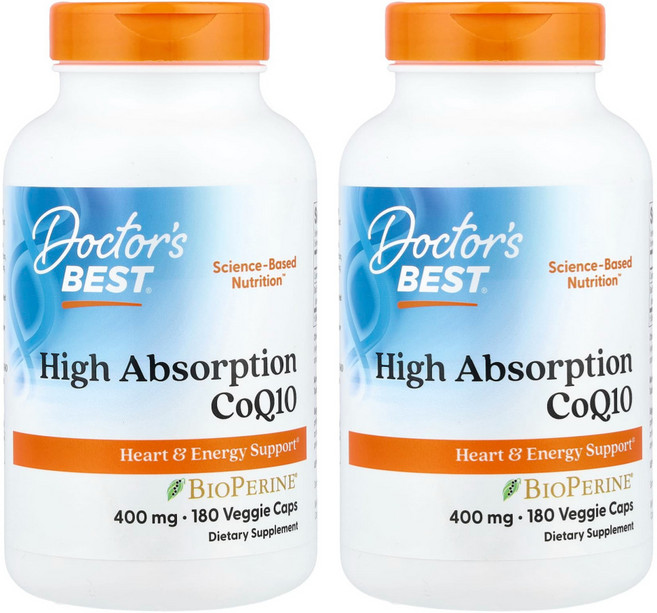 닥터스베스트 고흡수 코큐텐 High Absorption CoQ10 400mg 180정 2개
