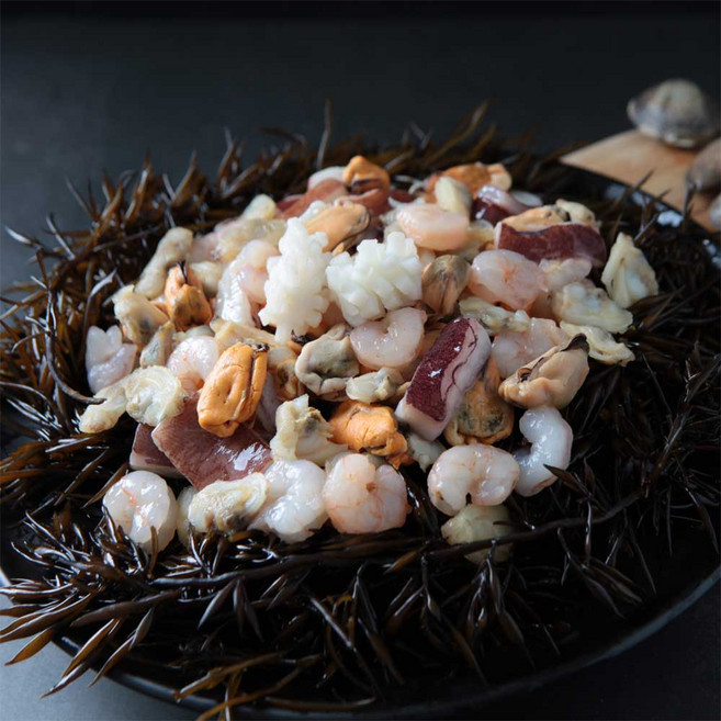 [요기푸드] 손질 해물모듬 600g, 1개