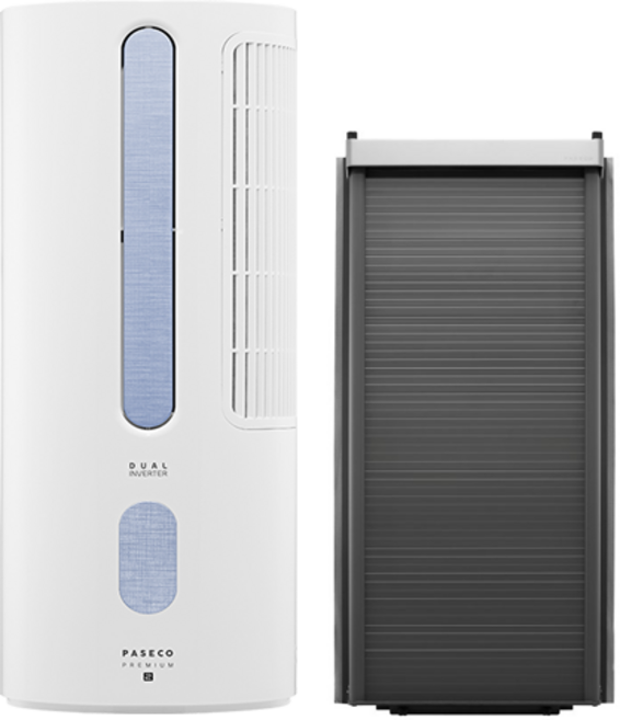 파세코 25년 제조 프리미엄2 창문형에어컨 PWA-3500, 블루(PWA-3500PB), +98cm, 자가설치