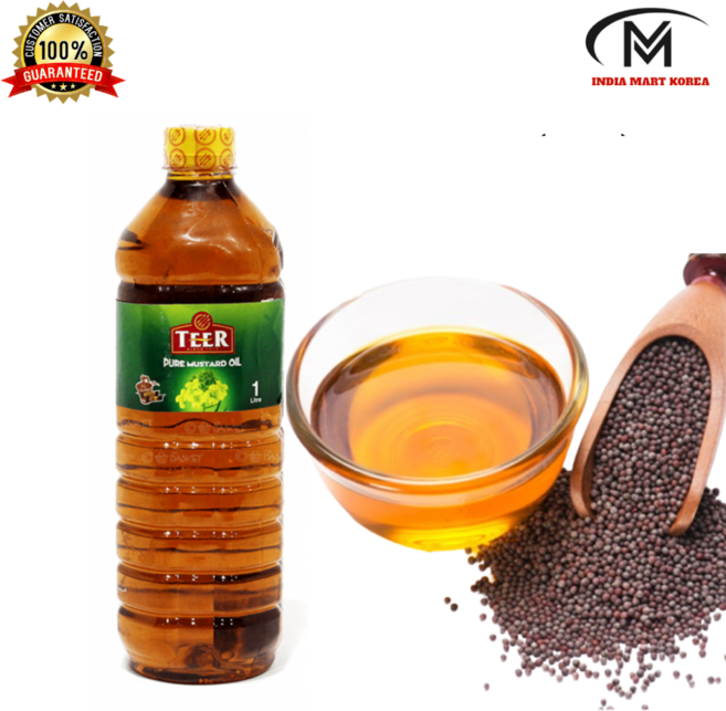 TEER MUSTARD OIL 겨자 기름1L1개, 1개, 1L