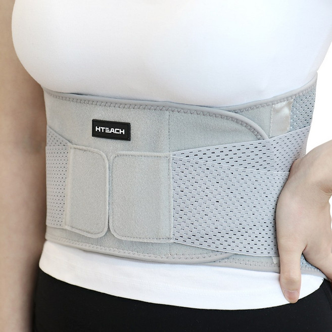혁선생 의료용 허리보호대 척추 복대 아대 H-02, Gray, 1개