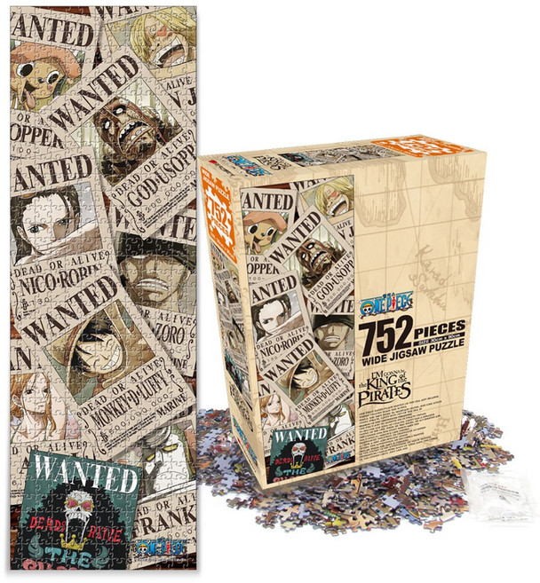 원피스 와이드 직소 퍼즐 752조각, 1개, 뉴현상수배, 752피스