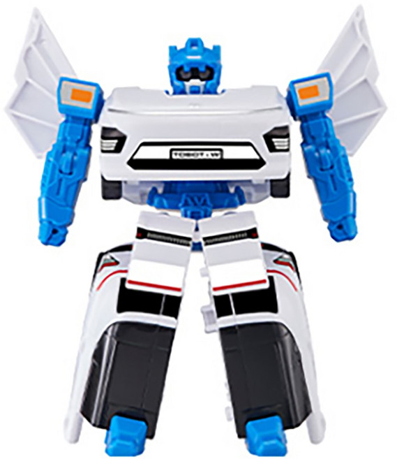 또봇W 미니 로봇 자동차 변신 장난감 어린이 선물, 1개, 단일