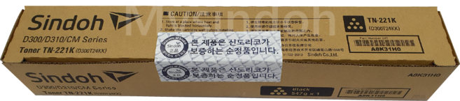 신도리코 정품토너 D300/D301/CM2101/CM2041 토너 파랑/시안(C)/빨강/마젠타(M)/노랑/옐로우(Y)/검정/대용량 24KK/21KY/21KM/21KC, 1개, 검정(K)