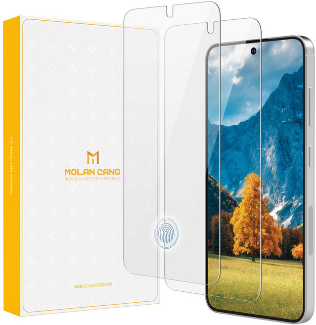 모란카노 플래쉬 강화유리 액정보호필름 2매, 1세트