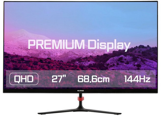 클라인즈 27인치 QHD 144Hz 게이밍 모니터, K2701QM144, 68.6cm