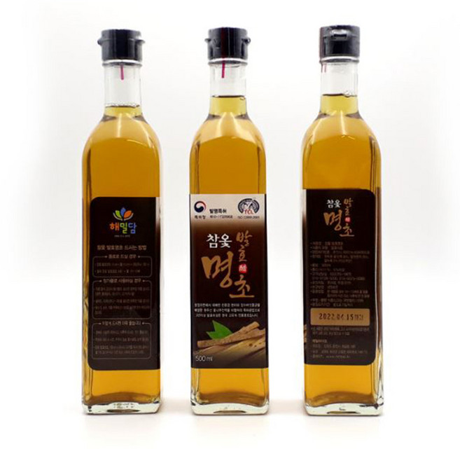 [고급참옻명초] 천연 발효 참옻 식초 국산 100% 옻진액 추출물, 500ml, 3개