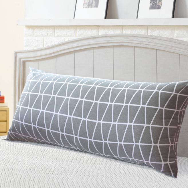 네모라인 국내생산 스마일 등쿠션 커버+솜 세트 침대 헤드 등받이 쿠션, 모던그레이