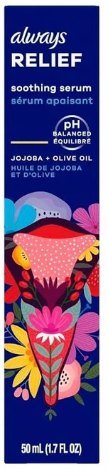 Always 친밀한 피부를 위한 Relief 수딩 세럼 내향성 감소 무향 50ml 185208, Always 친밀한 피부 위한 Relief 수딩 럼 내 - 쿠팡