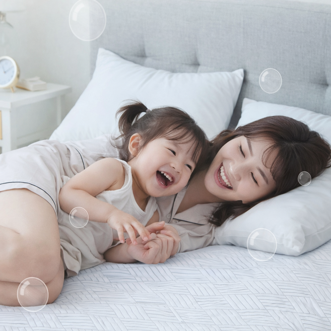 26년 NEW 침대 냉감패드 유아 인증으로 0세 부터 성인까지 공용, 쿨매트, 화이트