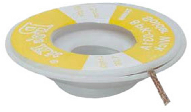 납땜제거 솔더위크 솔더웍 디솔더링 흑착심지 1.5mm 1.5m (HAT6014), 1개