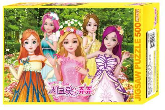 시크릿쥬쥬 직소퍼즐 500PCS-하프가든, 학산문화사(단행본)