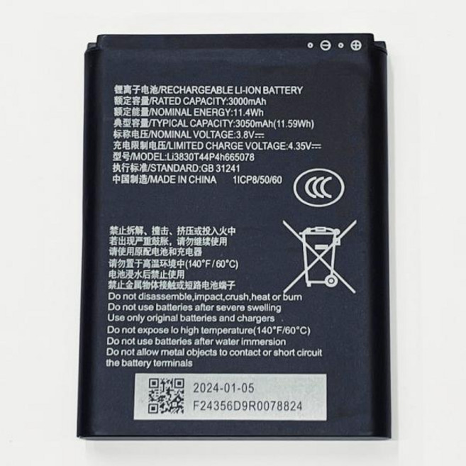 ZTE U10S 프로 4G LTE 와이파이 라우터용 38V 3050mAh 배터리
