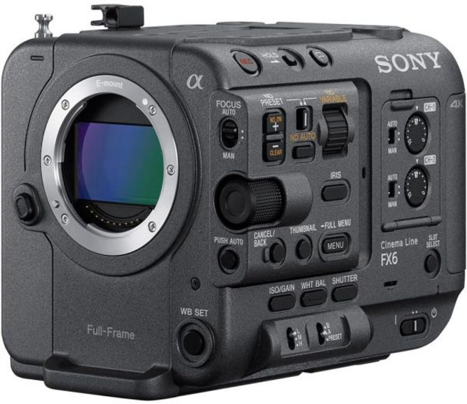 소니 ILMEFX6 시네마 라인 풀프레임 카메라, Body Only, 1개