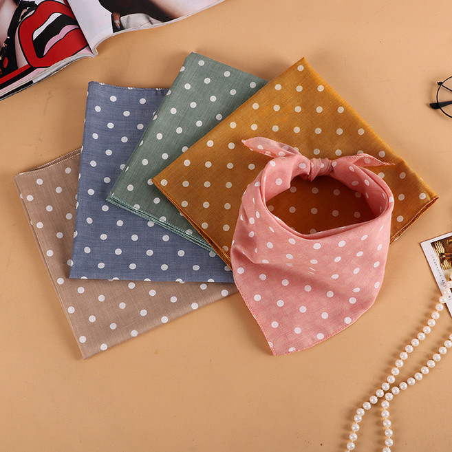 솜니움베베 아기 유아 도트 사각 스카프