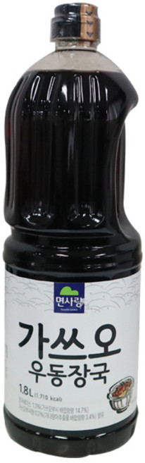 면사랑 가쓰오 우동 장국 pet1.8L, 1.8L, 6개