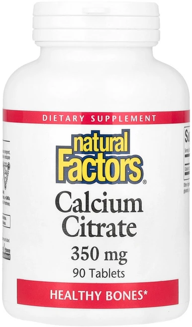 네추럴 팩터스 107582 구연산칼슘 350mg 90정, 90회분, 1개 - 쿠팡