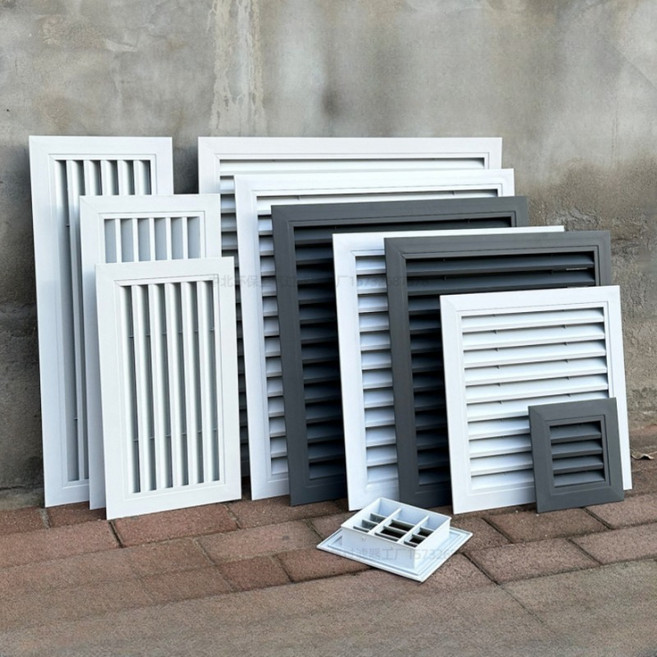 알루미늄 창문 화이트 갤러리창 환기구커버 통풍구, 1개