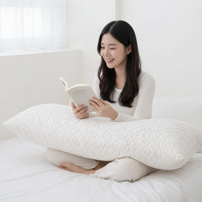 스칸디네이처 특 대형 롱 바디필로우 150cm, 냉감커버