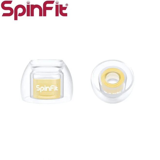 SpinFit OMNI 특허받은 실리콘 이어팁 3.7mm 노즐 직경의 진정한 무선 이어버드용 Sony WF-C700N용 1쌍, 01 SS 1pair