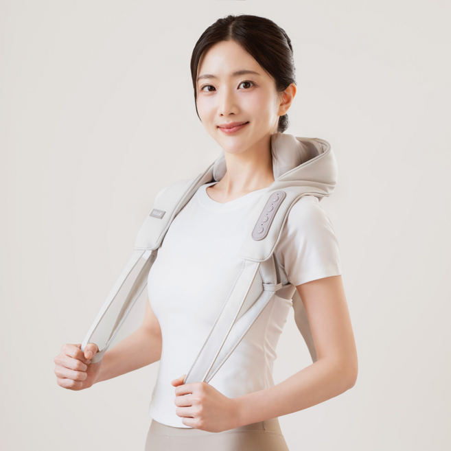 빌라르 프리미엄 목 어깨 마사지기 승모근, FR-4002, 1개