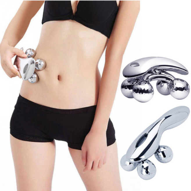 4dmassager 림프절 순환 마사지기 레이 홈케어 얼굴 작아지는 축소 리파 경락 윤곽 페이스 쿨 롤러 조권 키 이영애 마사지 기구 도구, [C]형 4D핸디형, 1개