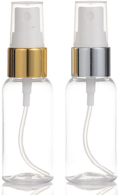 [25개묶음판매] 금속스프레이 20ml 30ml 50ml 60ml 75ml 80ml 100ml 스프레이공병 미스트용기, 30ml 투명용기, 골드캡, 10개