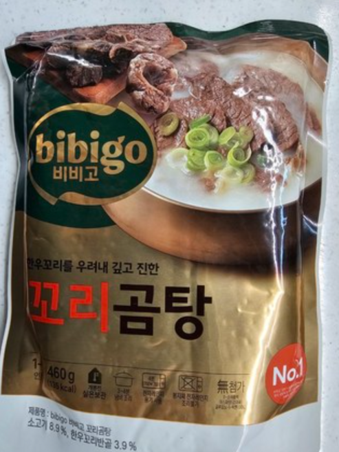 CJ제일제당 비비고 꼬리곰탕, 460g, 6개