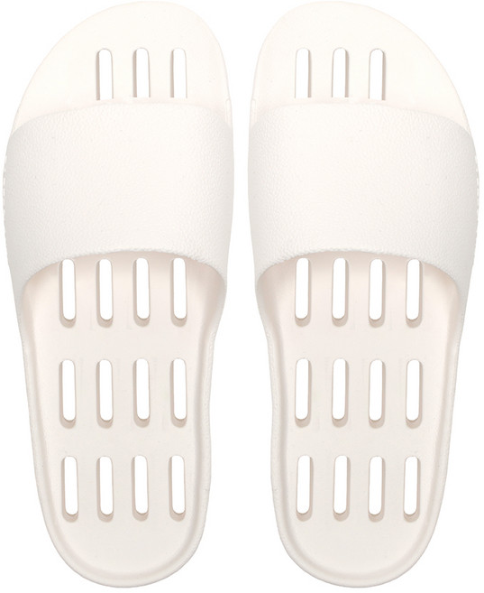 페이퍼플레인 논슬립 경량 발등낮은 실내화 베란다슬리퍼 빅사이즈 욕실화 PP1570-1, 1세트, 화이트