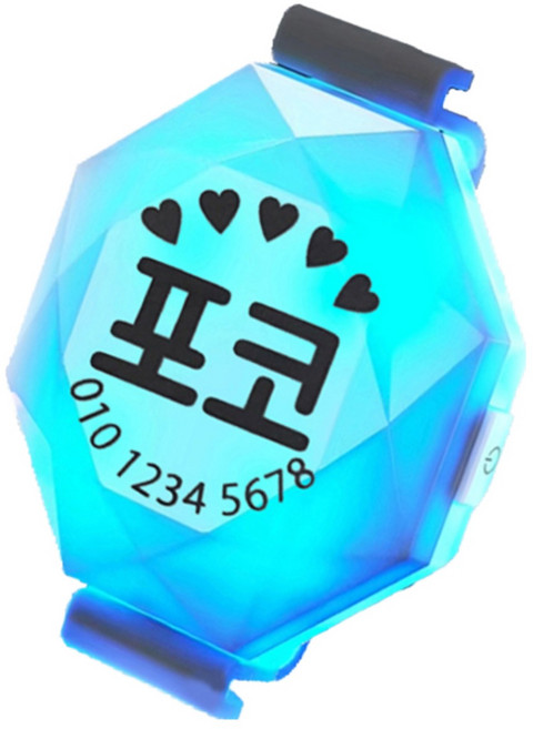 [앤디스크래프츠] 반려견 LED 야간산책등, 가로인쇄