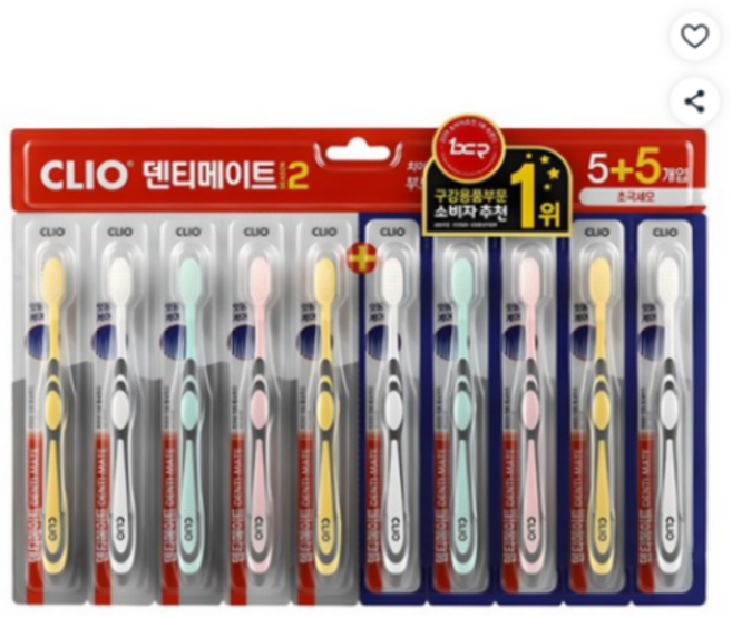 크리오 덴티메이트 시즌2 초극세모 칫솔, 1개입, 30개
