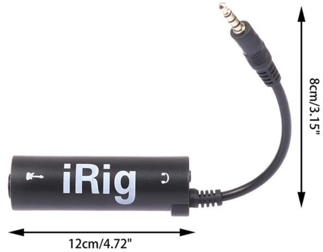 호환 Irig 기타 효과 교체 기타 인터페이스 변환기, [01] One size