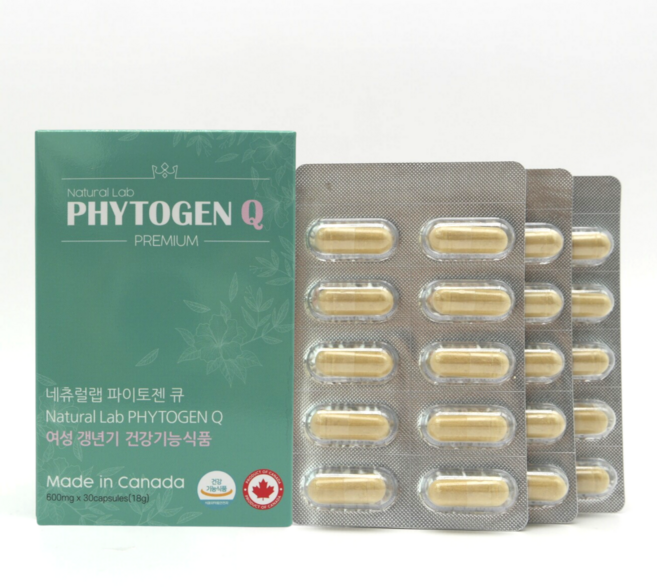 올더파인 네츄럴랩 파이토젠 큐 여성 갱년기 건강기능식품 에스트로겐 36g, 60정, 4개