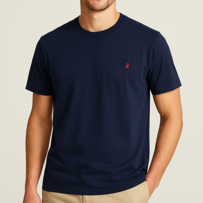 [Paul Johns] 남성 에어리핏 라운드넥 반팔 티셔츠 아이스 기능성 냉감 쿨 티셔츠