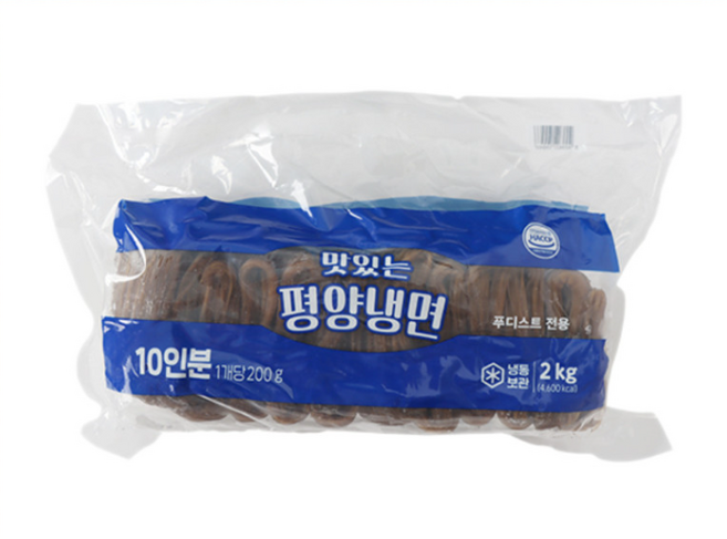바이오마켓_식자재왕 맛있는 평양냉면 (냉동) 2kg, 4개