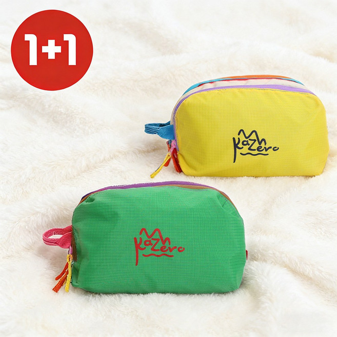 대용량 파우치 휴대용 세면백 도파민 컬러 여행 수납 세면백 다용도 파우치