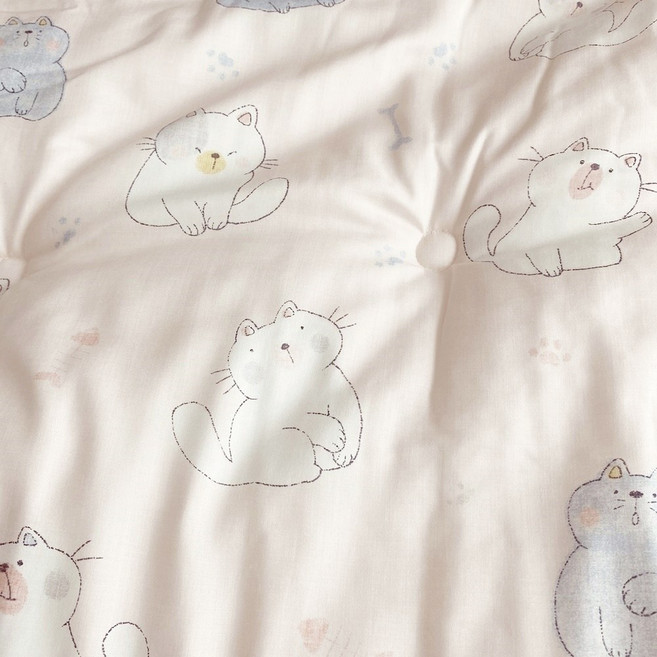 (세탁망 증정) 레오나 어린이 차렵이불 텐셀 모달이불 주니어 캐릭터 초등학생이불 모달 100, 블루