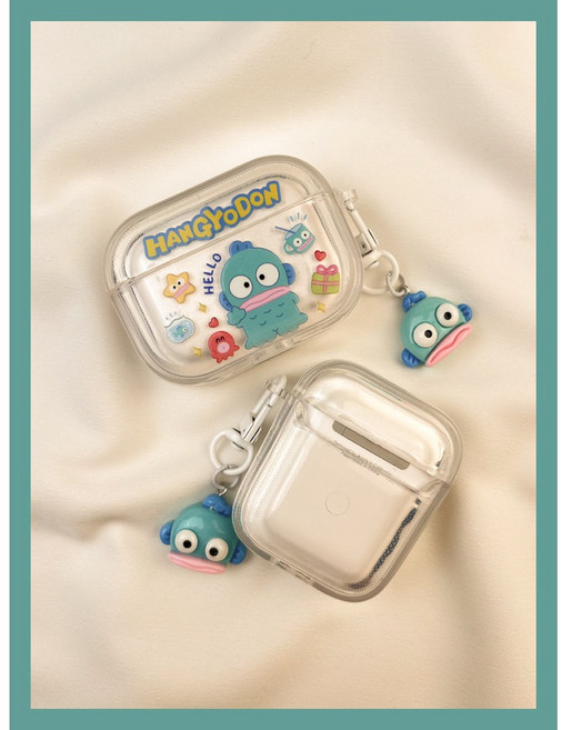 한교동 에어팟케이스 에어팟 애플 프로 이어폰 보호 케이스 로미마켓, 1개, 투명, 에어팟 프로 3