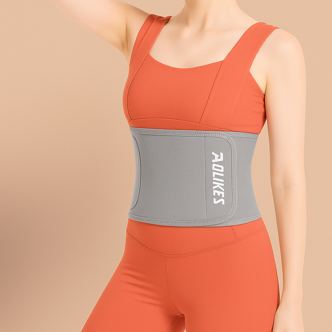 티알비 복부 땀복 벨트, 네이 그레이, 1개