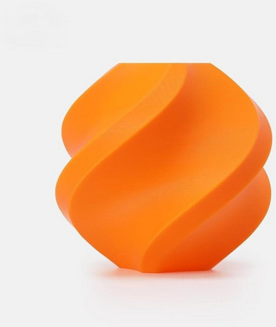 Bambu Lab PLA 기본 필라멘트 1.75mm 1kg 스풀 - PLA 3D 프린터 필라멘트 매끄러운 마감 낮은 뒤틀림 쉬운 인쇄 Bambu Lab 및 대부분의 FD, 펌킨 오렌지 (10301)