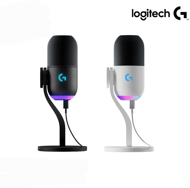 [로지텍코리아 정품] 예티 YETI GX RGB 게이밍 마이크, 블랙