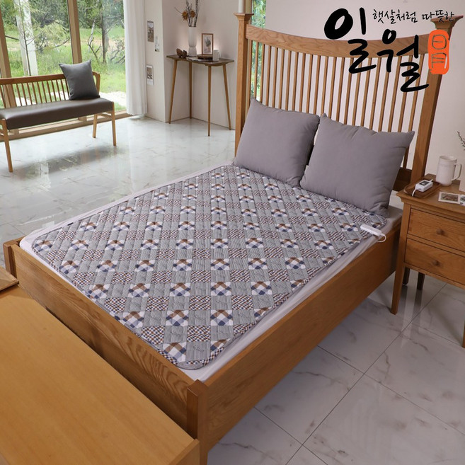 일월 알러크린 먼지없는 탄소매트 워셔블 카본전기매트 전기요 싱글 더, 싱글(90*180cm)