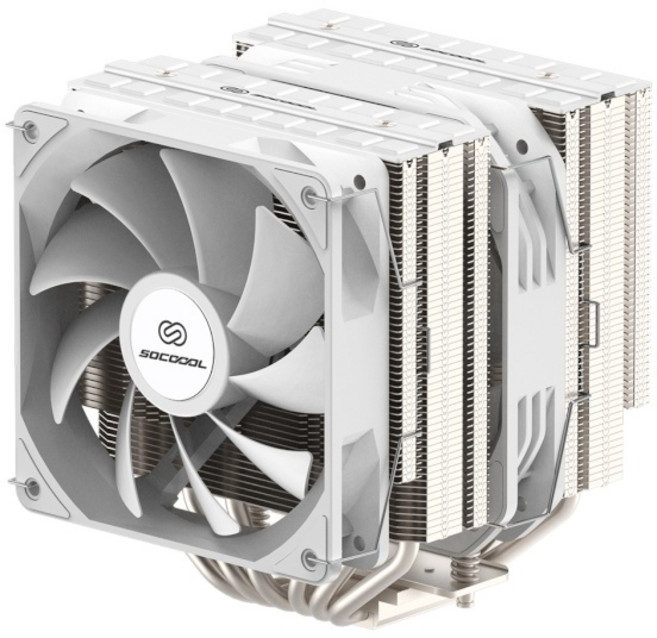 쓰리알시스템 Socoool 쿨러 WHITE RC1800 LITE, 1개