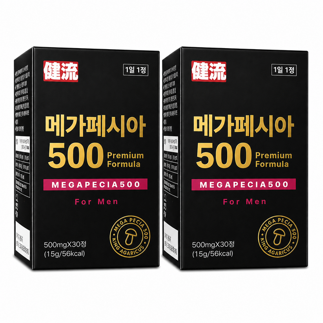 메가페시아500 남성활력 모근 영양관리, 2박스, 30정