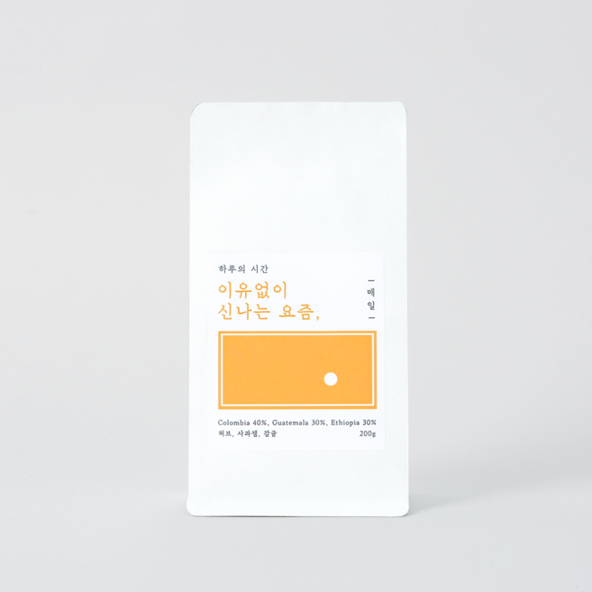 하루의시간 매일 블랜드 원두커피, 핸드드립(분쇄), 200g, 1개
