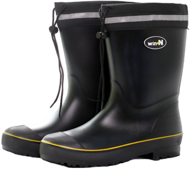 WINN 야광 카프 반장화 발 편한 낚시장화 미끄럼방지 장화