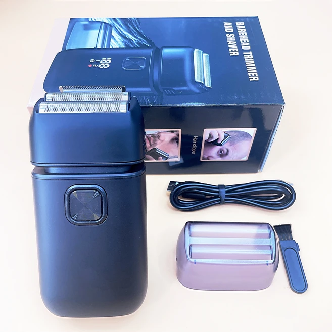 2In 1 면도기 전기 헤어 트리머 충전식 남성용 휴대용 수염, 01 2 in 1Razor -S701