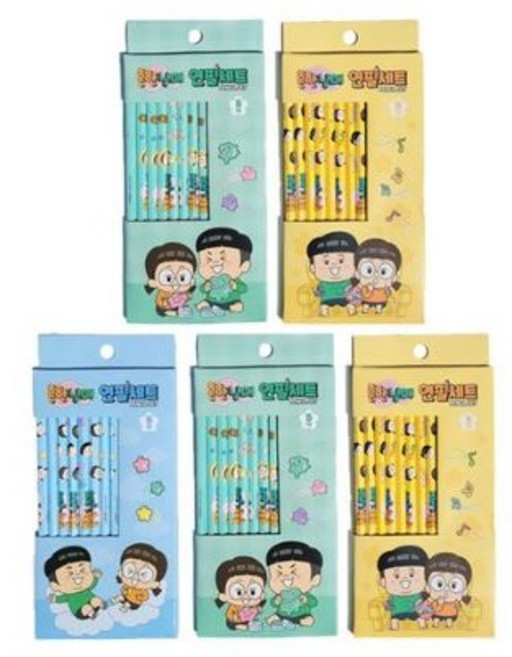 흔한남매 연필 8p, 랜덤 발송, 10개